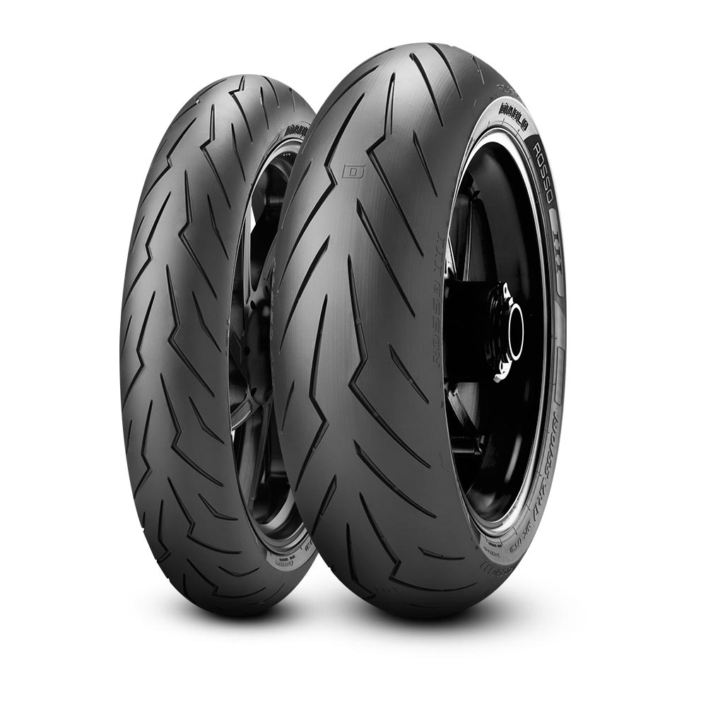 Le Pirelli Diablo Rosso III - Excellente maniabilité pneus moto