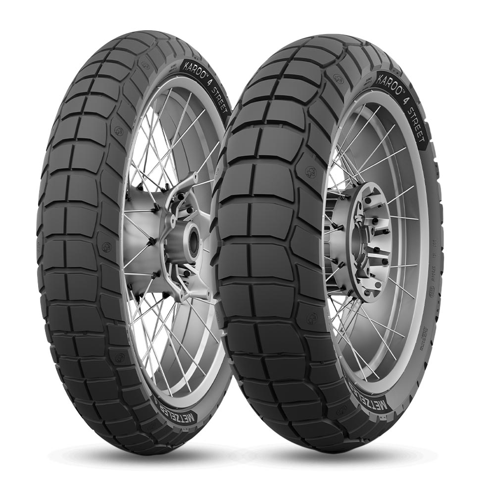 Metzeler Karoo 4 Street – Pneu adventure 70/30 optimisé pour la route